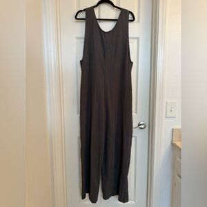 Women’s Grey Jumpsuit w/ Open Back